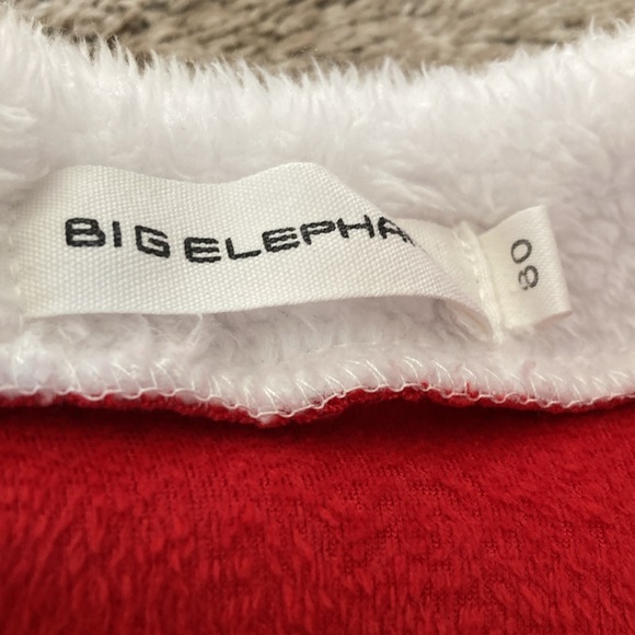 Big Elephant infant boys Santa outfit Sz 80 - Picture 4 of 4